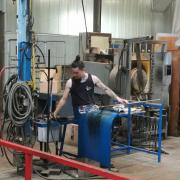 Soufflage du verre technique artisanale demandant beaucoup de savoir-faire